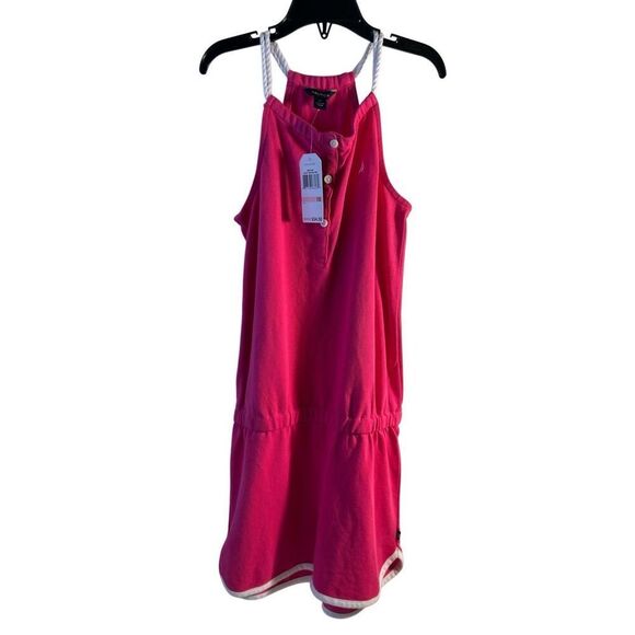 Nautica pink romper size 10 girls rope straps new $34 - Picture 1 of 9
